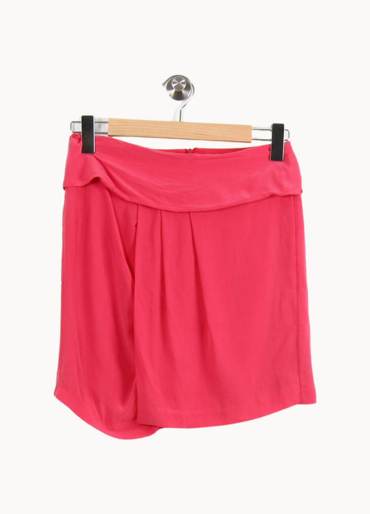 Jupe Courte Rose - Taille XS/34 de la marque IKKS | PARAD65173 - Vendu par Paradigme - Image 2