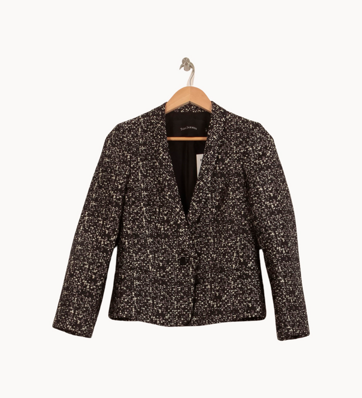 Veste Noire et Blanche - Taille S/36 de la marque Tara Jarmon | RVLI1104 - Vendu par Paradigme - Image 2