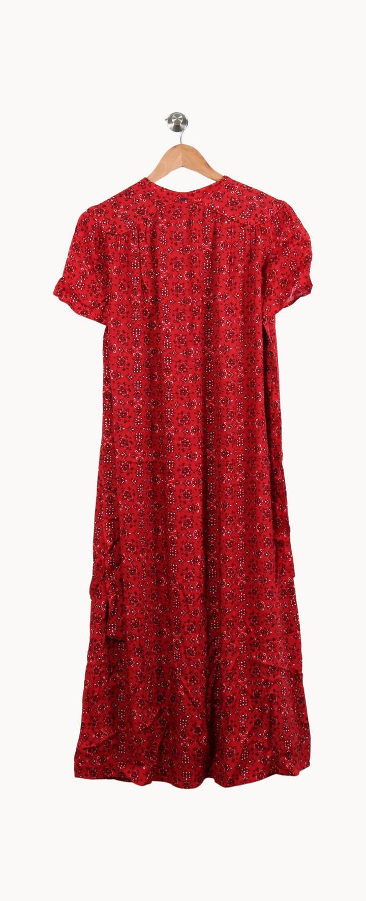 Robe Longue Rouge - Taille S/36 de la marque IKKS | PARAD52903 - Vendu par Paradigme - Image 4