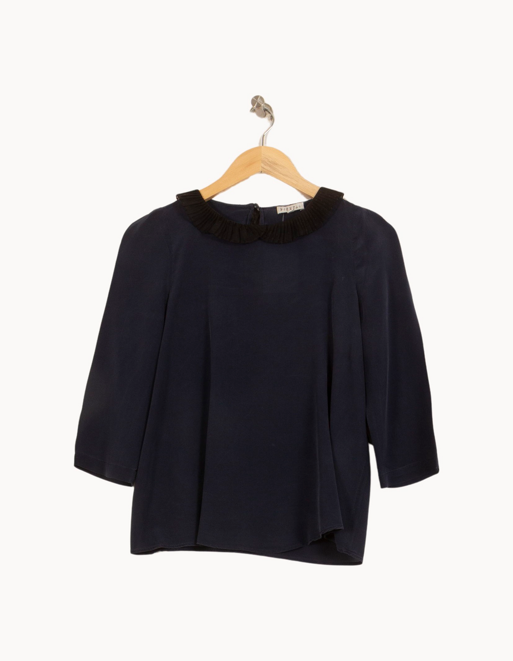 Blouse Bleue - Taille S/36 de la marque Claudie Pierlot | PARAD49052 - Vendu par Paradigme - Image 2