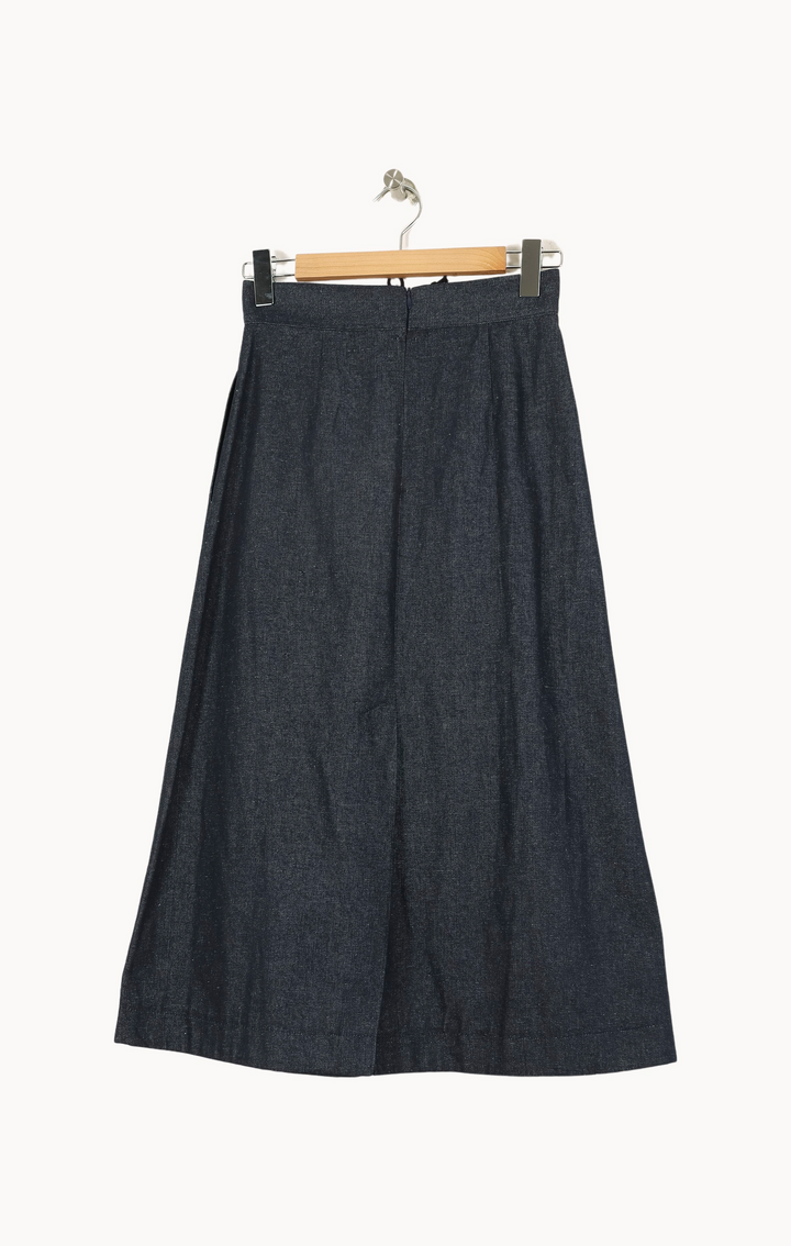 Jupe Longue Bleue - Taille S/36 de la marque Ines de la Fressange Paris | PARAD67930 - Vendu par Paradigme - Image 4