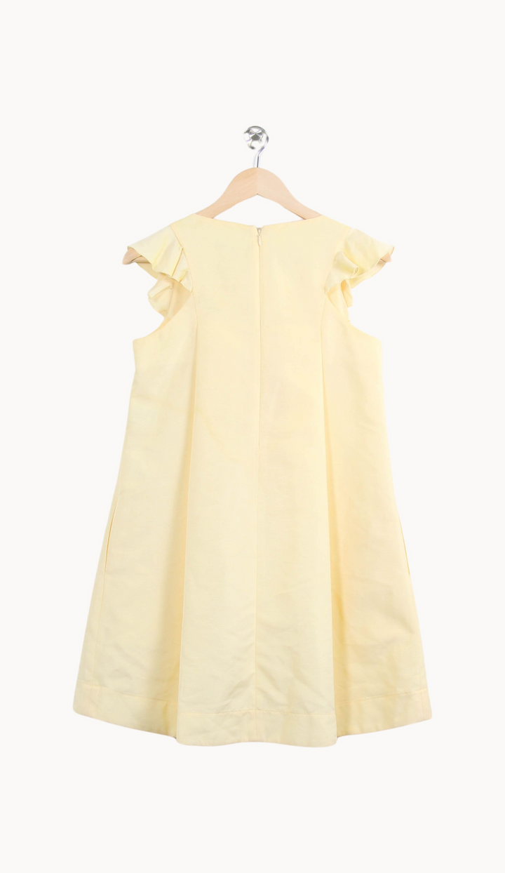 Robe Jaune - Taille S/36 de la marque Tara Jarmon | PARAD24349 - Vendu par Paradigme - Image 4
