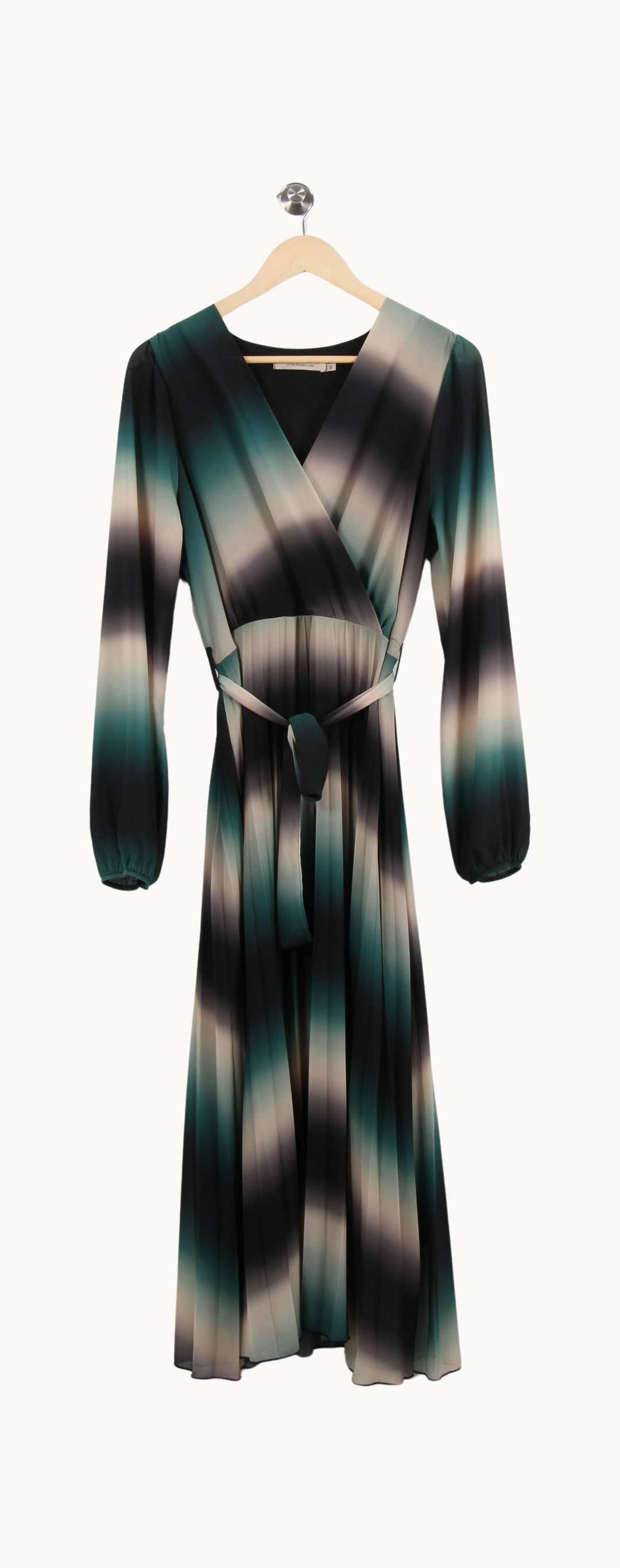 Robe Longue Noire et Verte - Taille XL/42 de la marque La Fée Maraboutée | PARAD68969 - Vendu par Paradigme - Image 2