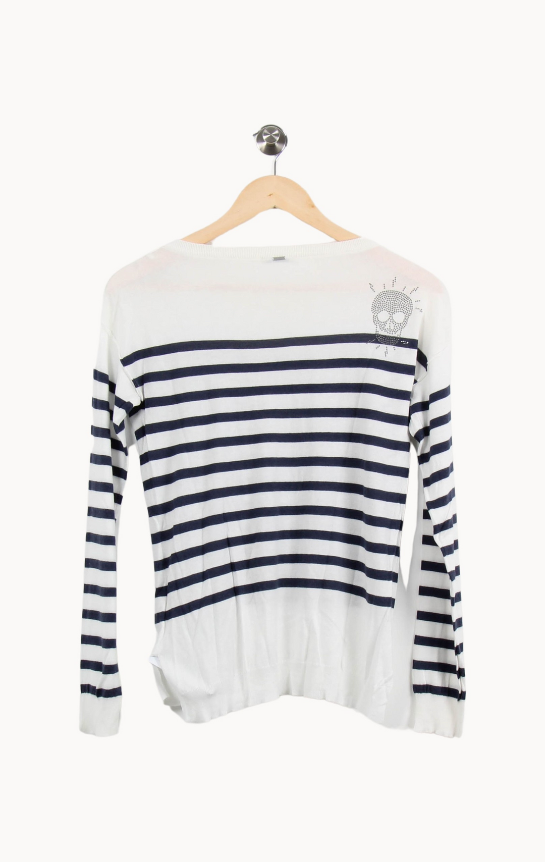 Pull Rayé Blanc et Bleu - Taille XS/34 de la marque IKKS | PARAD67875 - Vendu par Paradigme - Image 2