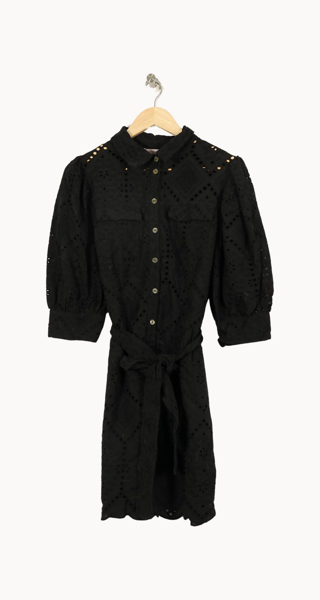 Robe Chemise Noire - Taille L/40 de la marque Imprevu | PARAD33454 - Vendu par Paradigme - Image 2
