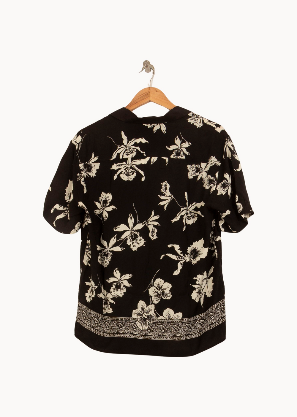 Chemise à Manches Courtes Noire et Blanche - Taille S/36 de la marque The Kooples | PARAD65095 - Vendu par Paradigme - Image 4