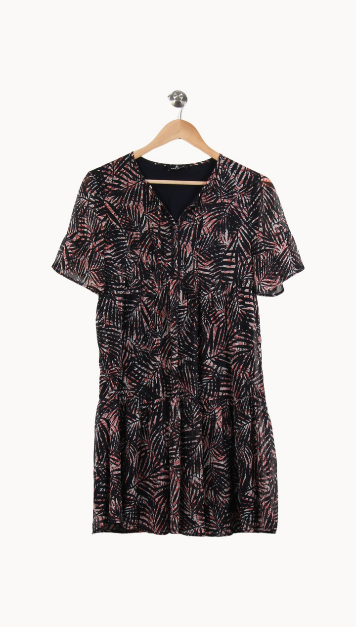 Robe Courte Noire et Rose - Taille S/36 de la marque One Step | PARAD69072 - Vendu par Paradigme - Image 2
