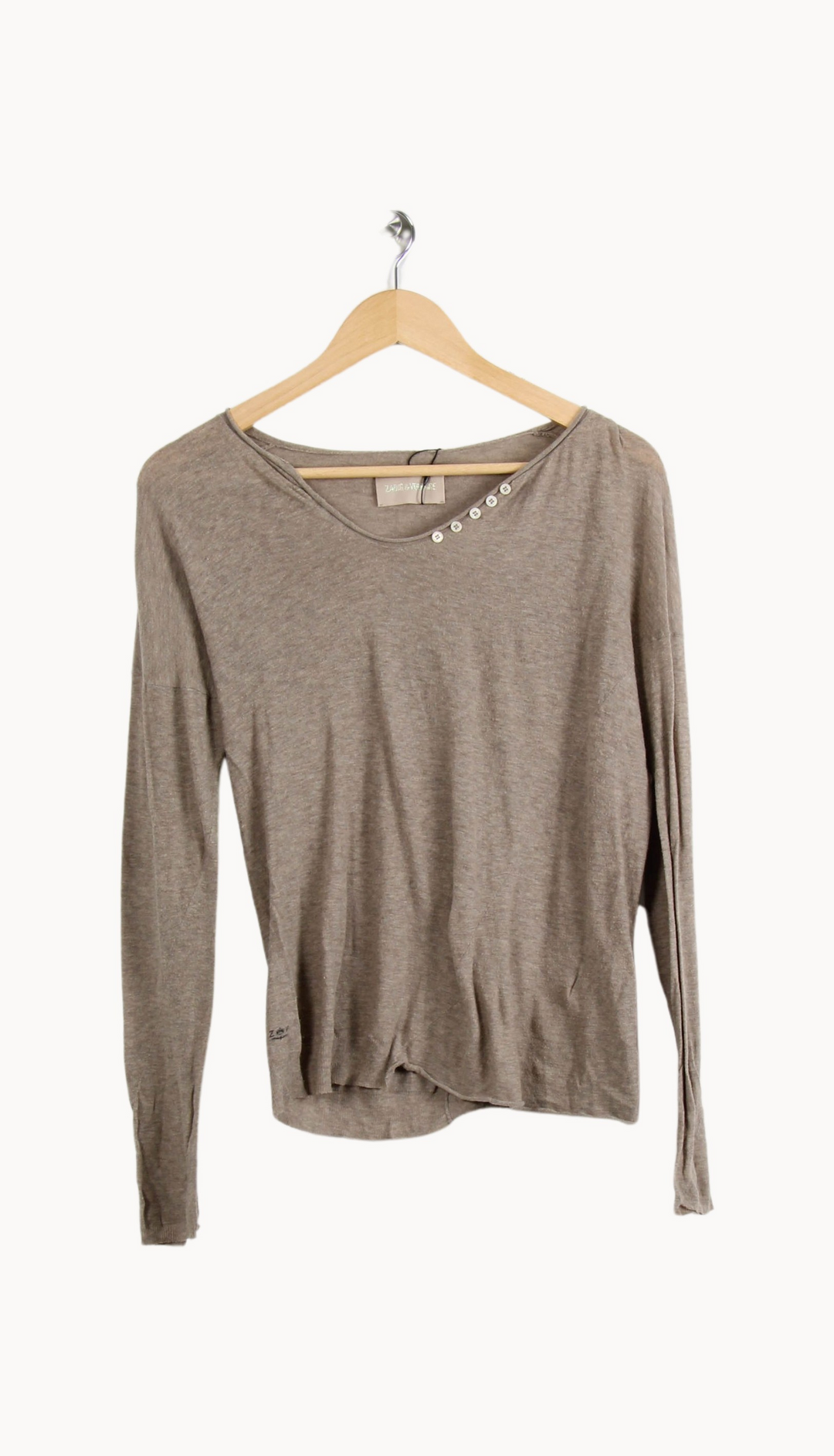 Pull Beige - Taille S/36 de la marque Zadig&Voltaire | PARAD44826 - Vendu par Paradigme - Image 2