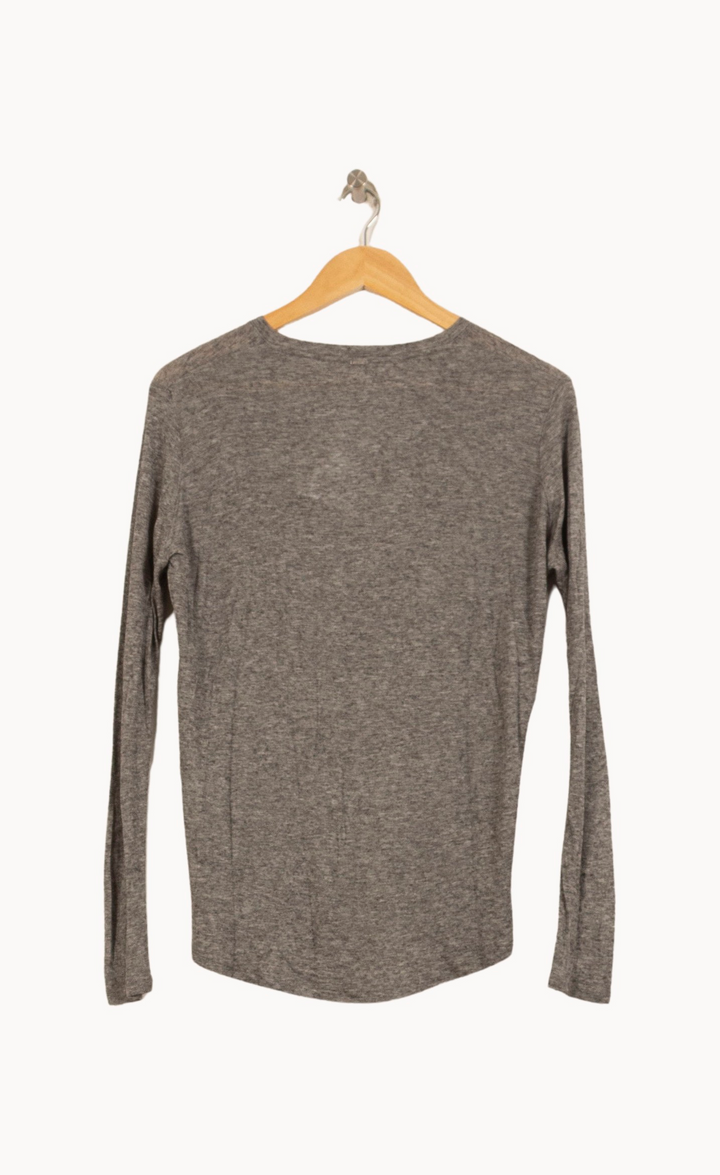 Henley Gris - Taille M/38 de la marque IKKS | PARAD65307 - Vendu par Paradigme - Image 4