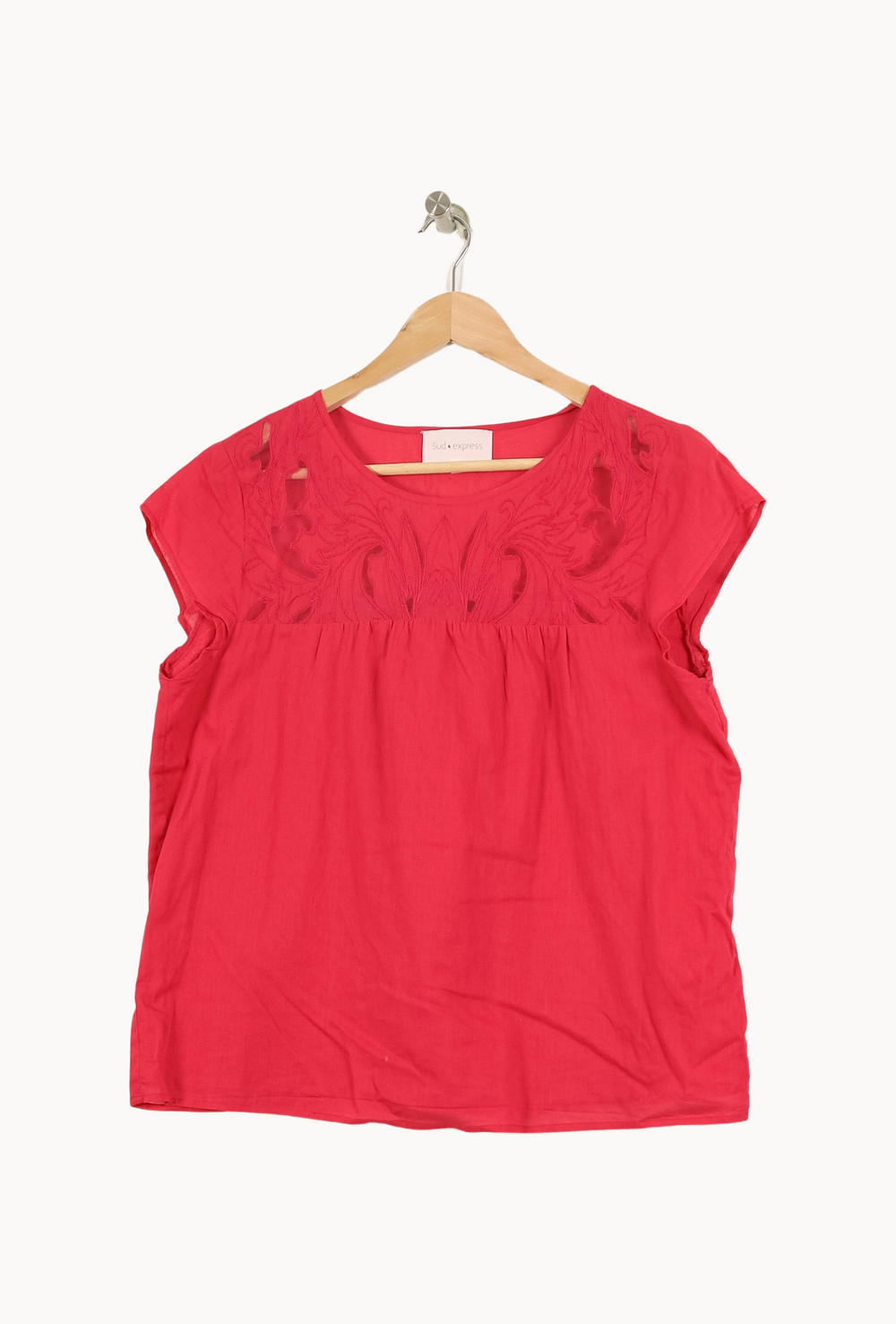 Blouse Rose - Taille M/38 de la marque Sud express | PARAD52746 - Vendu par Paradigme - Image 2