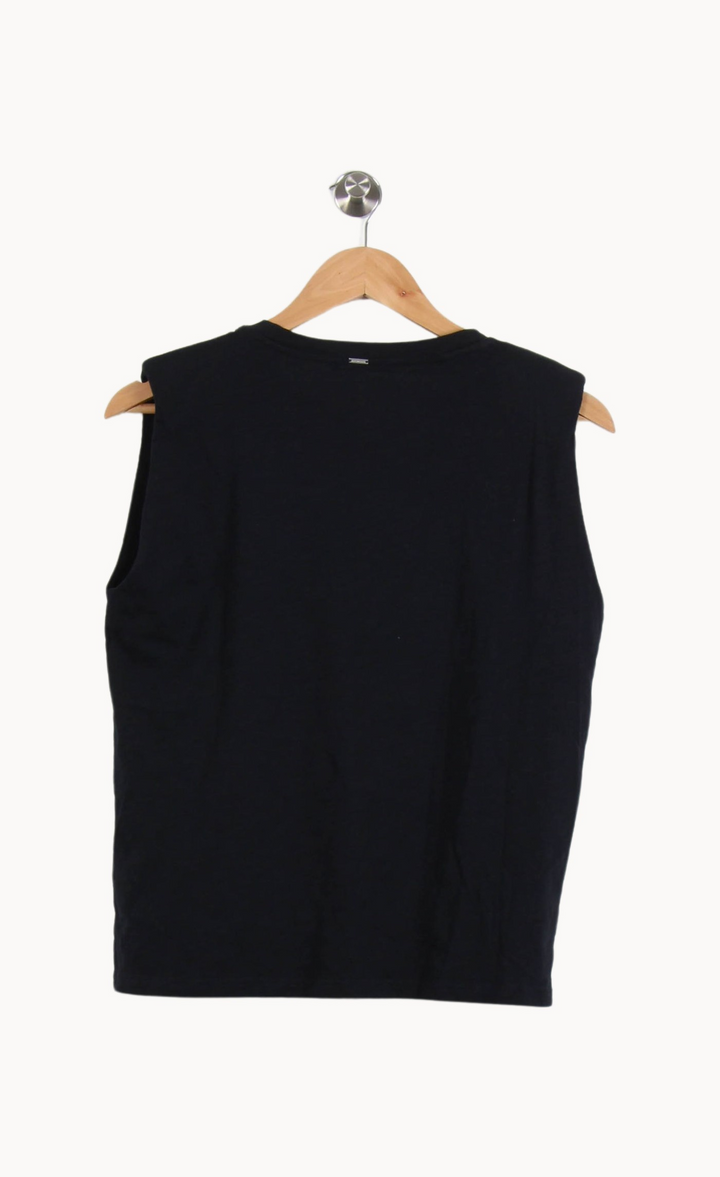 Débardeur Noir - Taille S/36 de la marque IKKS | PARAD66917 - Vendu par Paradigme - Image 4