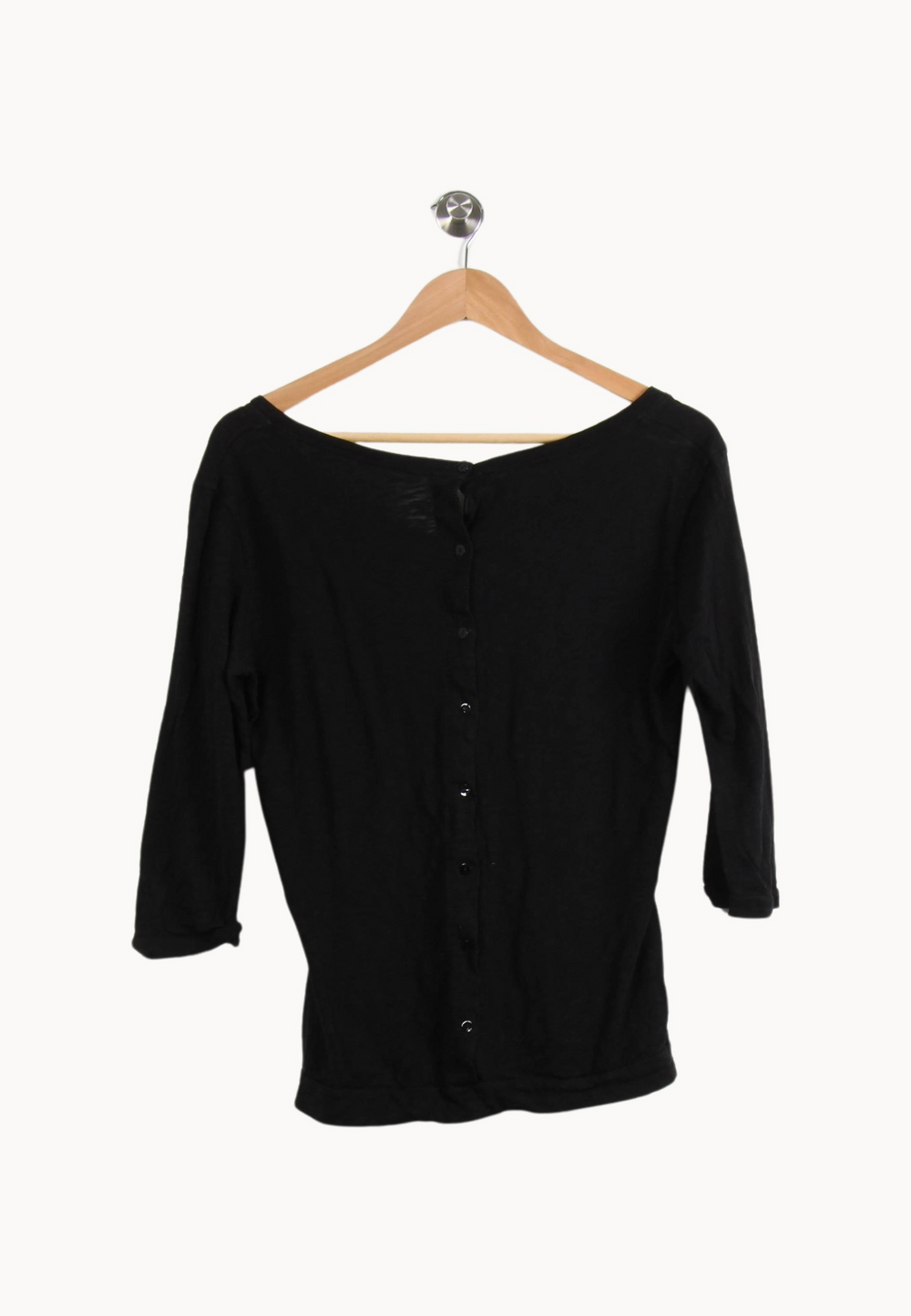 T-shirt Noir - Taille S/36 de la marque ba&sh | PARAD44708 - Vendu par Paradigme - Image 4