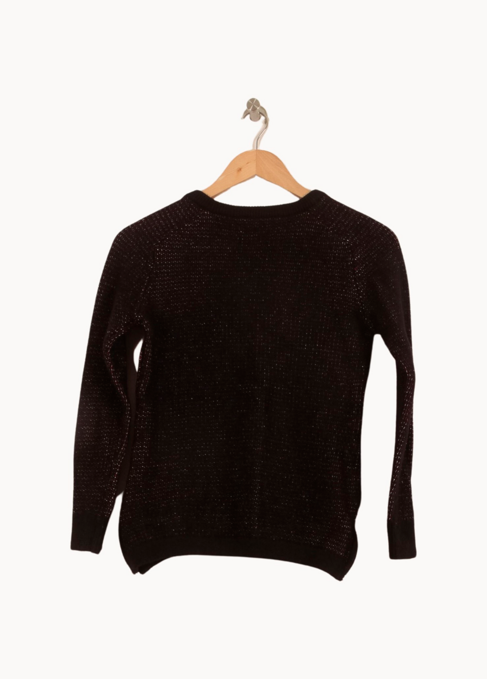 Pull Noir et Bordeaux - Taille S/36 de la marque Claudie Pierlot | PARAD44585 - Vendu par Paradigme - Image 4