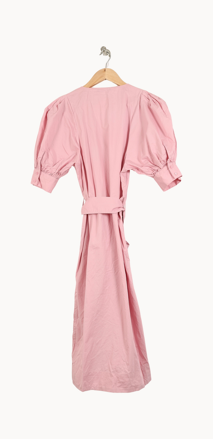 Robe Midi Rose - Taille XS/34 de la marque Tara Jarmon | PARAD52904 - Vendu par Paradigme - Image 4