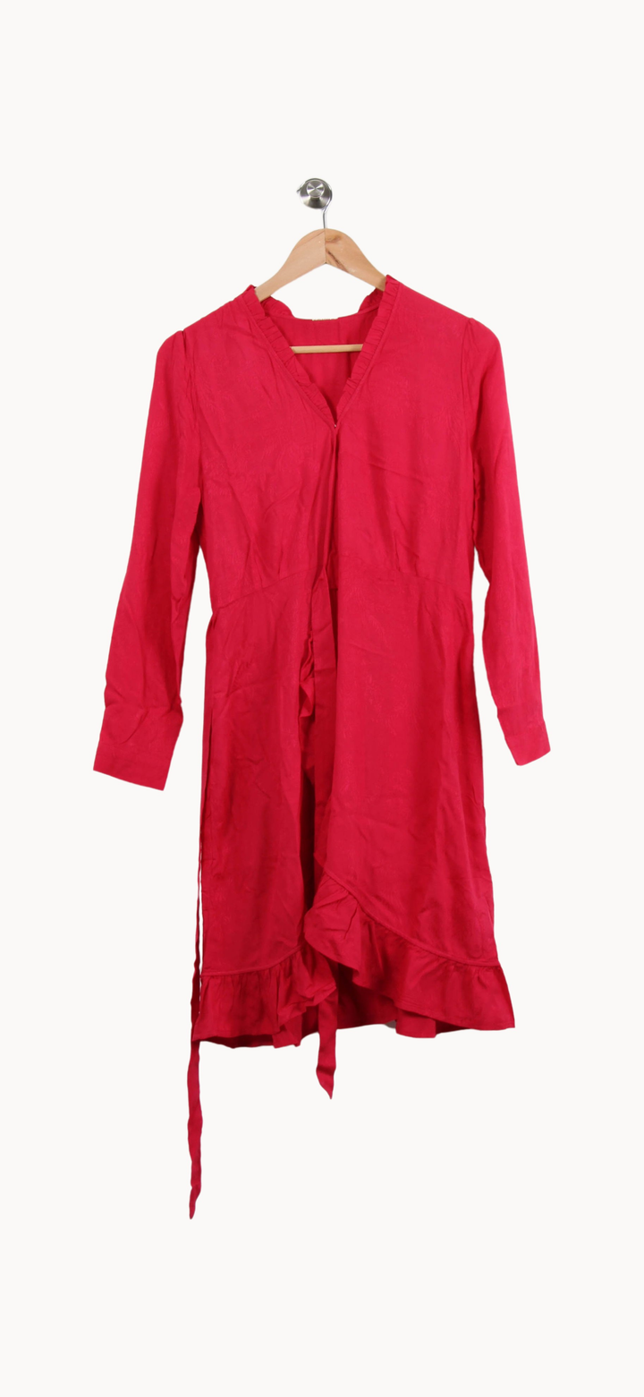 Robe Portefeuille Rouge - Taille M/38 de la marque Karl Marc John | PARAD69378 - Vendu par Paradigme - Image 2