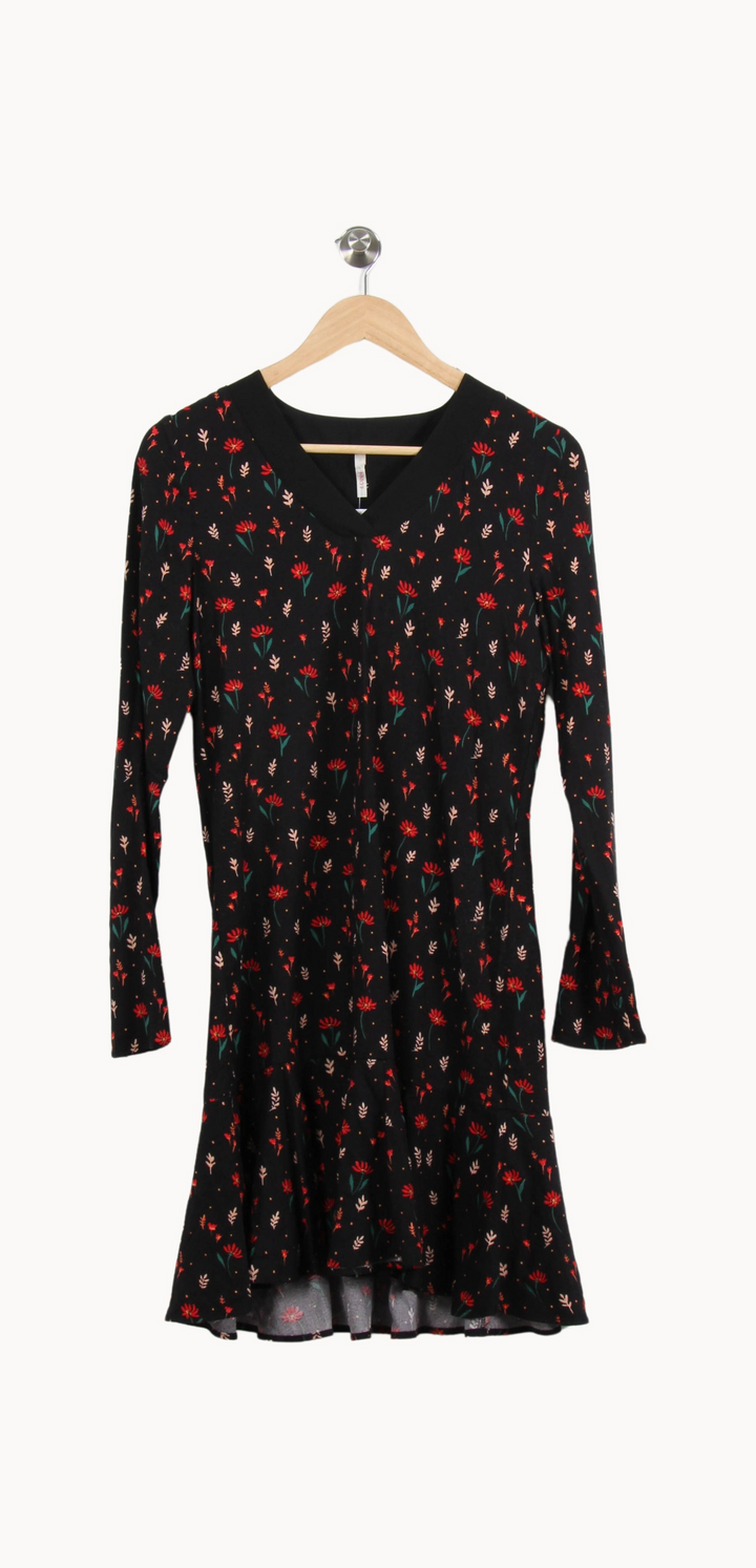 Robe Courte Noire et Rouge - Taille XS/34 de la marque I.Code | PARAD67884 - Vendu par Paradigme - Image 2