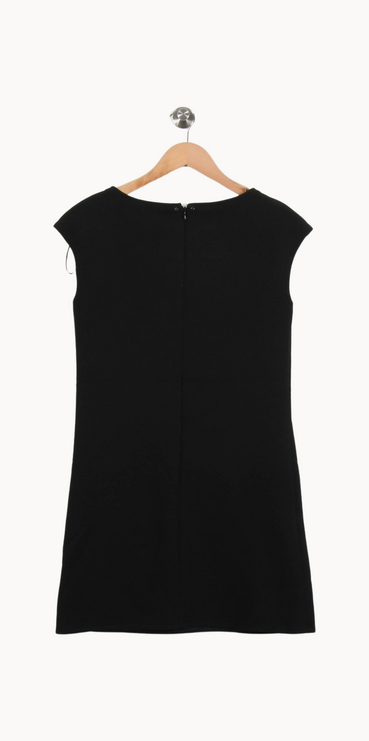Robe Droite Noire - Taille S/36 de la marque Tara Jarmon | PARAD55634 - Vendu par Paradigme - Image 4