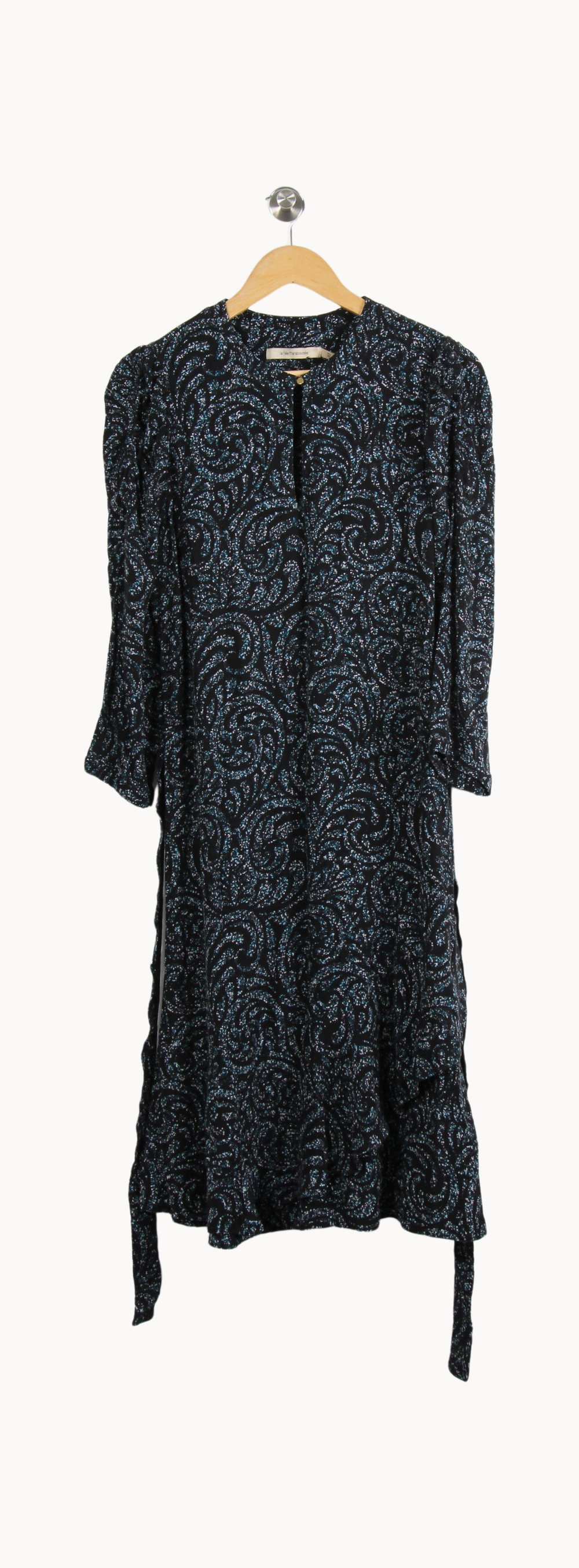 Robe Bleue et Noire - Taille XL/42 de la marque La Fée Maraboutée | PARAD66409 - Vendu par Paradigme - Image 4