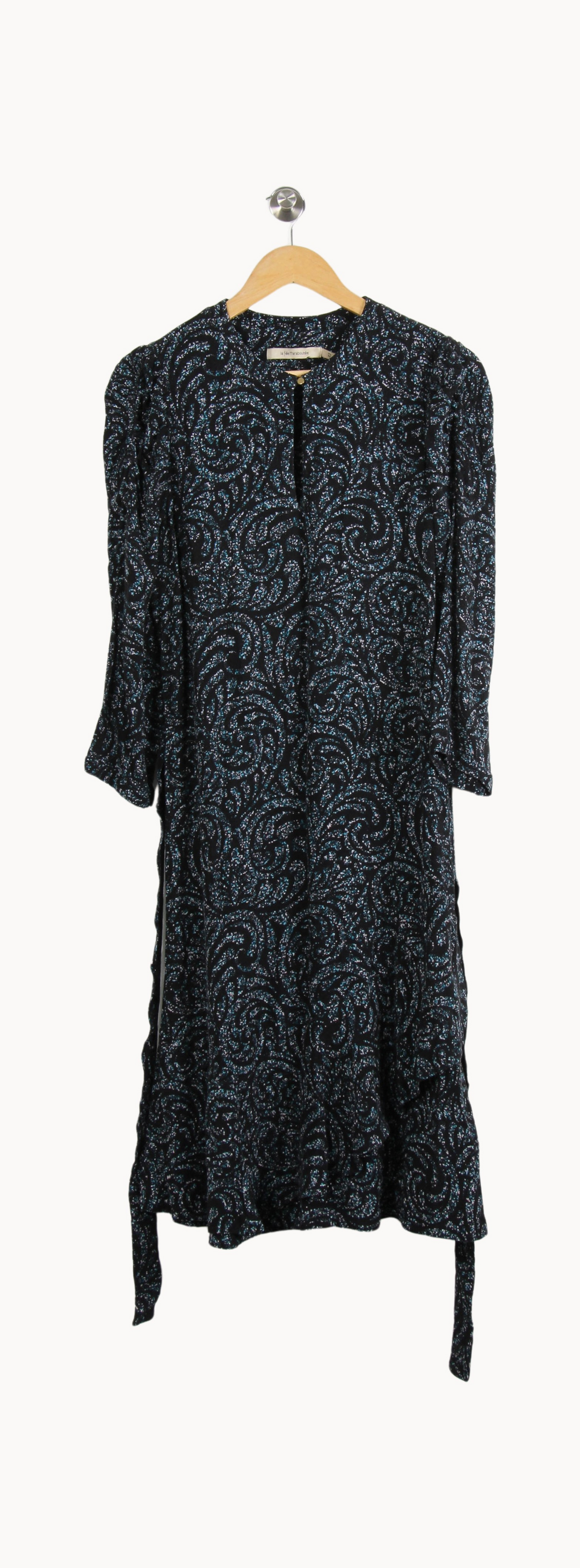 Robe Bleue et Noire - Taille XL/42 de la marque La Fée Maraboutée | PARAD66409 - Vendu par Paradigme - Image 4