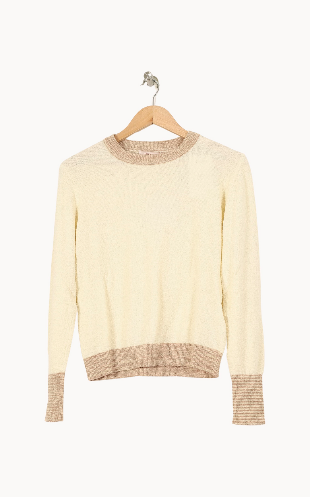 Pull Beige et Écru - Taille XS/34 de la marque Imprevu | PARAD67590 - Vendu par Paradigme - Image 2
