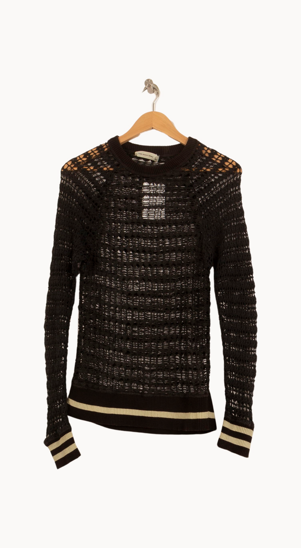 Pull Noir et Beige - Taille XL/42 de la marque Isabel Marant étoile | PARAD45080 - Vendu par Paradigme - Image 2