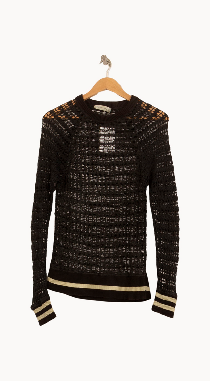 Pull Noir et Beige - Taille XL/42 de la marque Isabel Marant étoile | PARAD45080 - Vendu par Paradigme - Image 2
