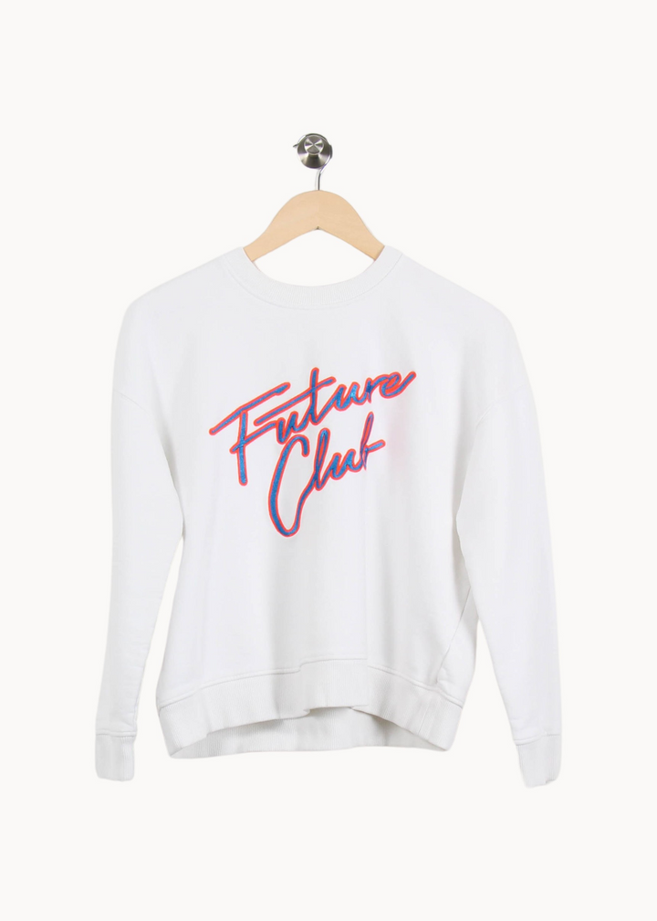 Sweat Blanc - Taille S/36 de la marque From Future | PARAD63215 - Vendu par Paradigme - Image 2