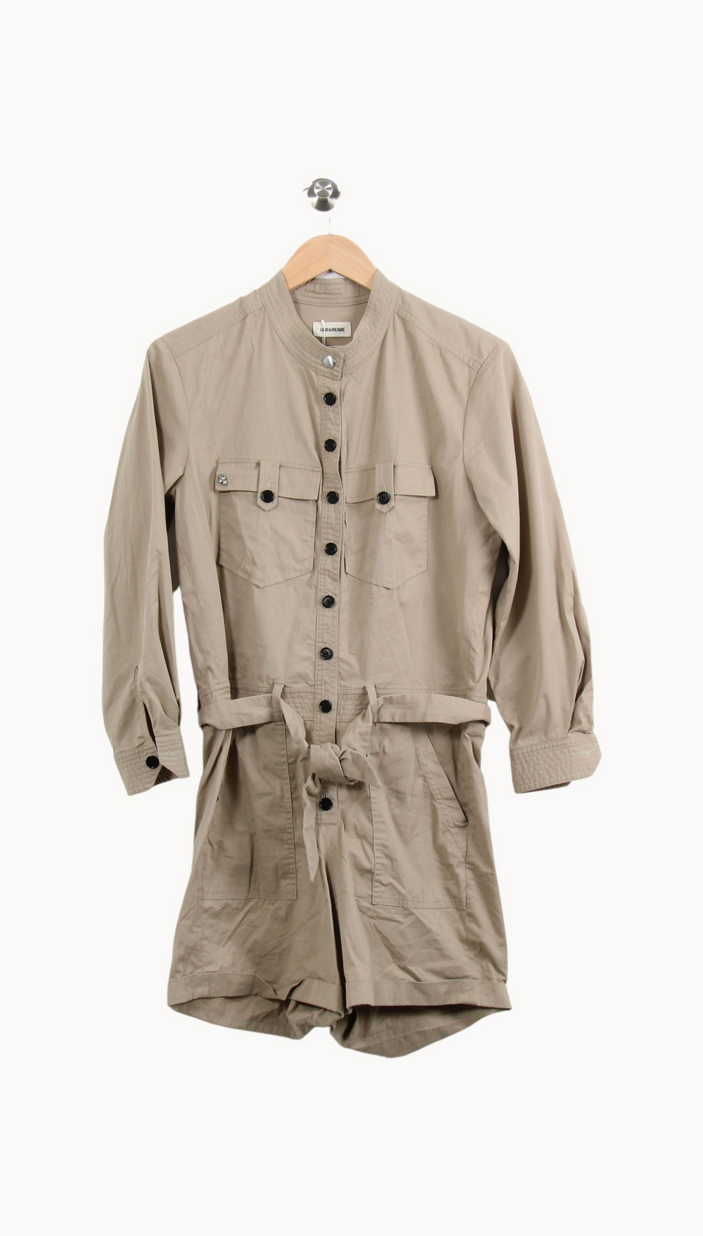 Combishort Beige - Taille M/38 de la marque Zadig&Voltaire | PARAD64189 - Vendu par Paradigme - Image 2