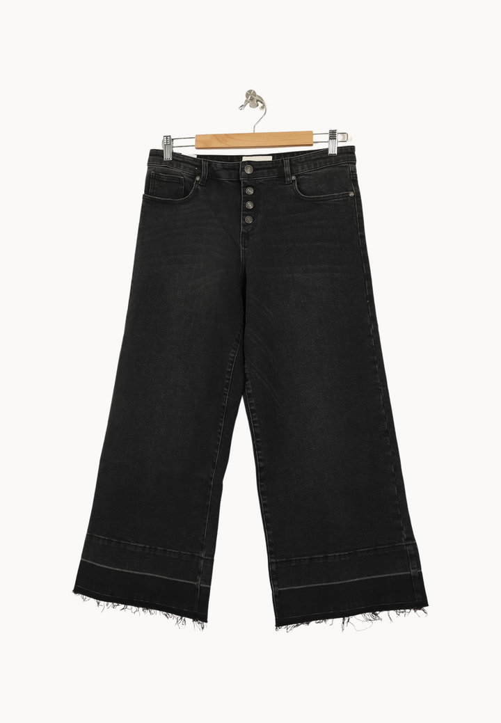 Jean Large Noir - Taille S/36 de la marque Bérénice | PARAD67581 - Vendu par Paradigme - Image 2