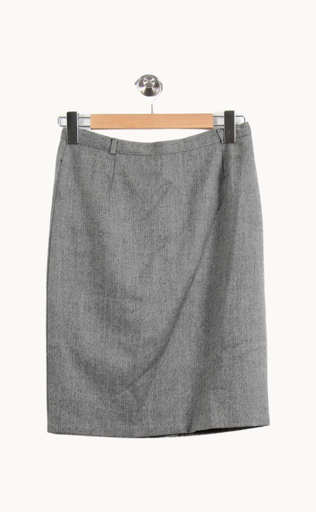 Jupe Droite Grise - Taille XL/42 de la marque Gerard Darel | PARAD64254 - Vendu par Paradigme - Image 4