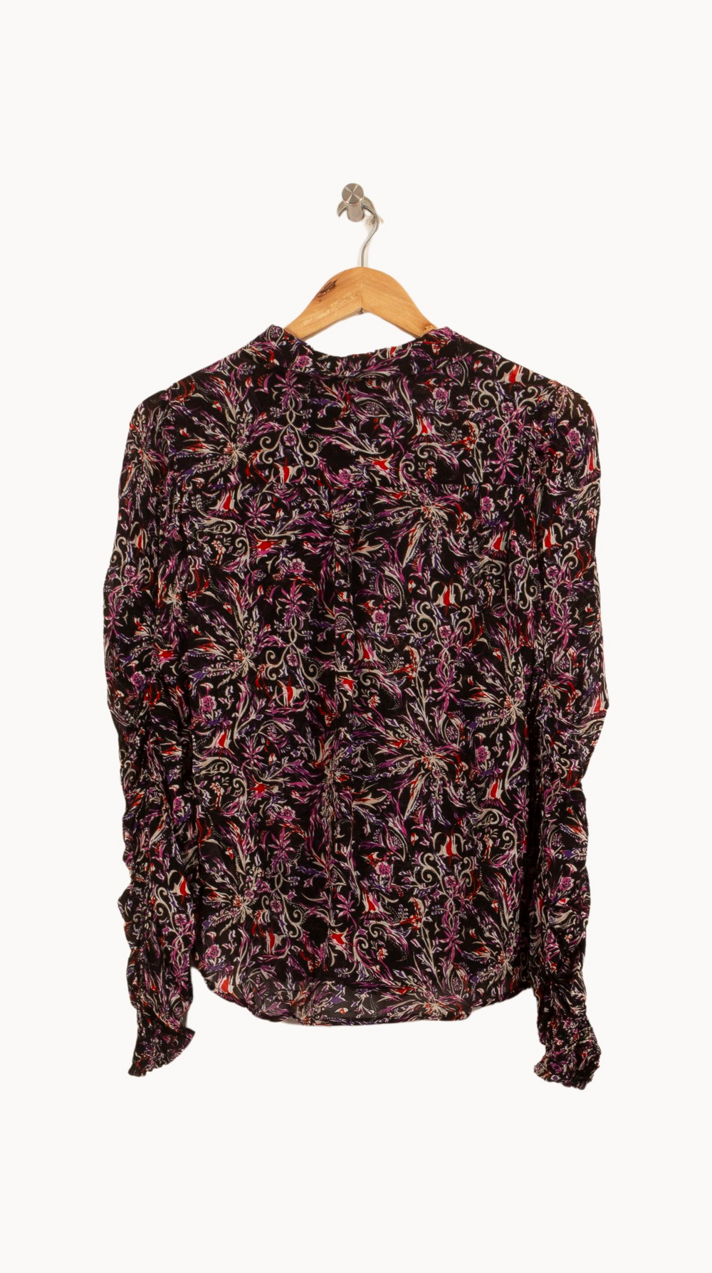 Chemise Violette et Noire - Taille S/36 de la marque Bérénice | PARAD65097 - Vendu par Paradigme - Image 4