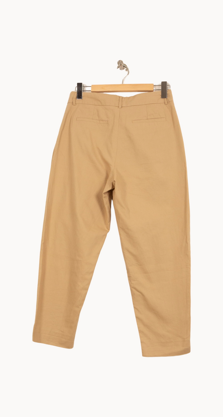 Pantalon Carotte Beige - Taille M/38 de la marque Maison 123 | PARAD63900 - Vendu par Paradigme - Image 4