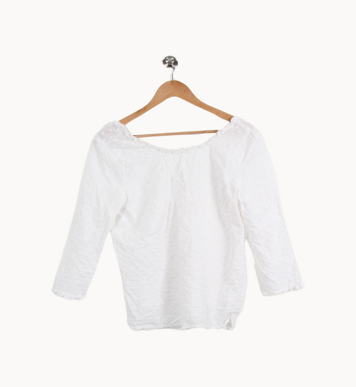 Blouse Blanche - Taille M/38 de la marque Sézane | PARAD67256 - Vendu par Paradigme - Image 4