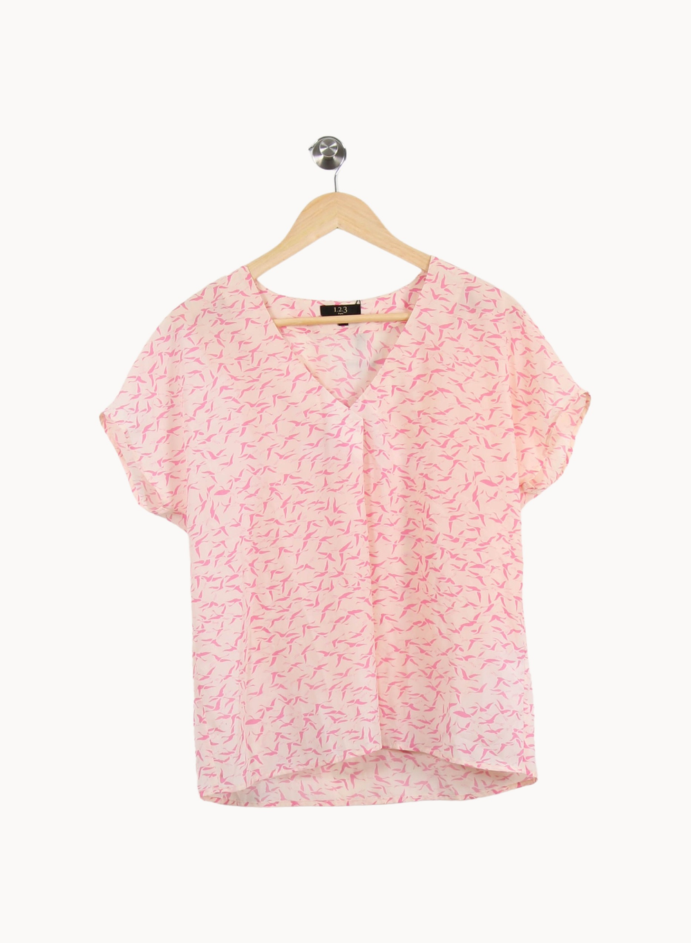 Blouse Rose - Taille M/38 de la marque Maison 123 | PARAD55261 - Vendu par Paradigme - Image 2
