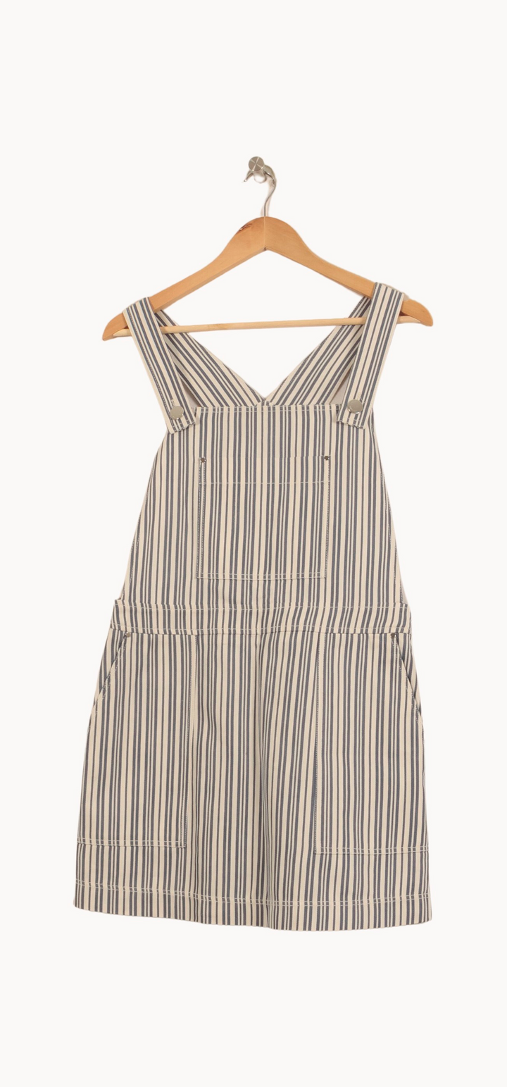 Robe Salopette Bleue et Blanche - Taille M/38 de la marque Claudie Pierlot | PARAD63936 - Vendu par Paradigme - Image 2