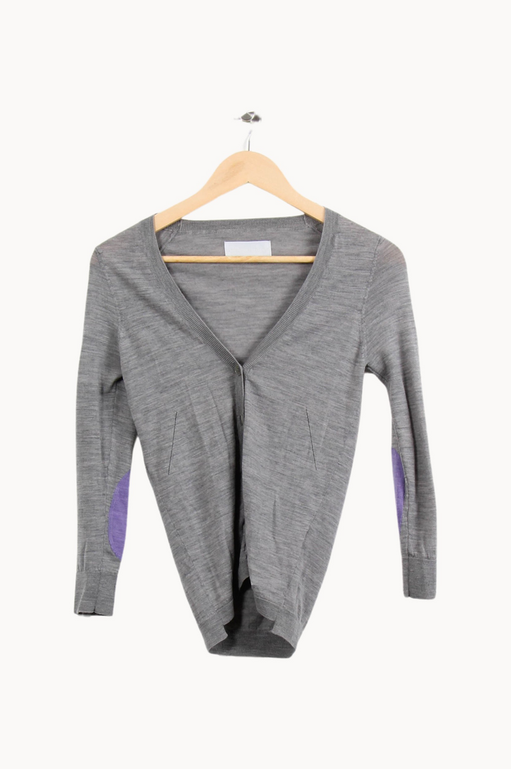 Cardigan Gris et Violet - Taille S/36 de la marque Zadig&Voltaire | PARAD64315 - Vendu par Paradigme - Image 2