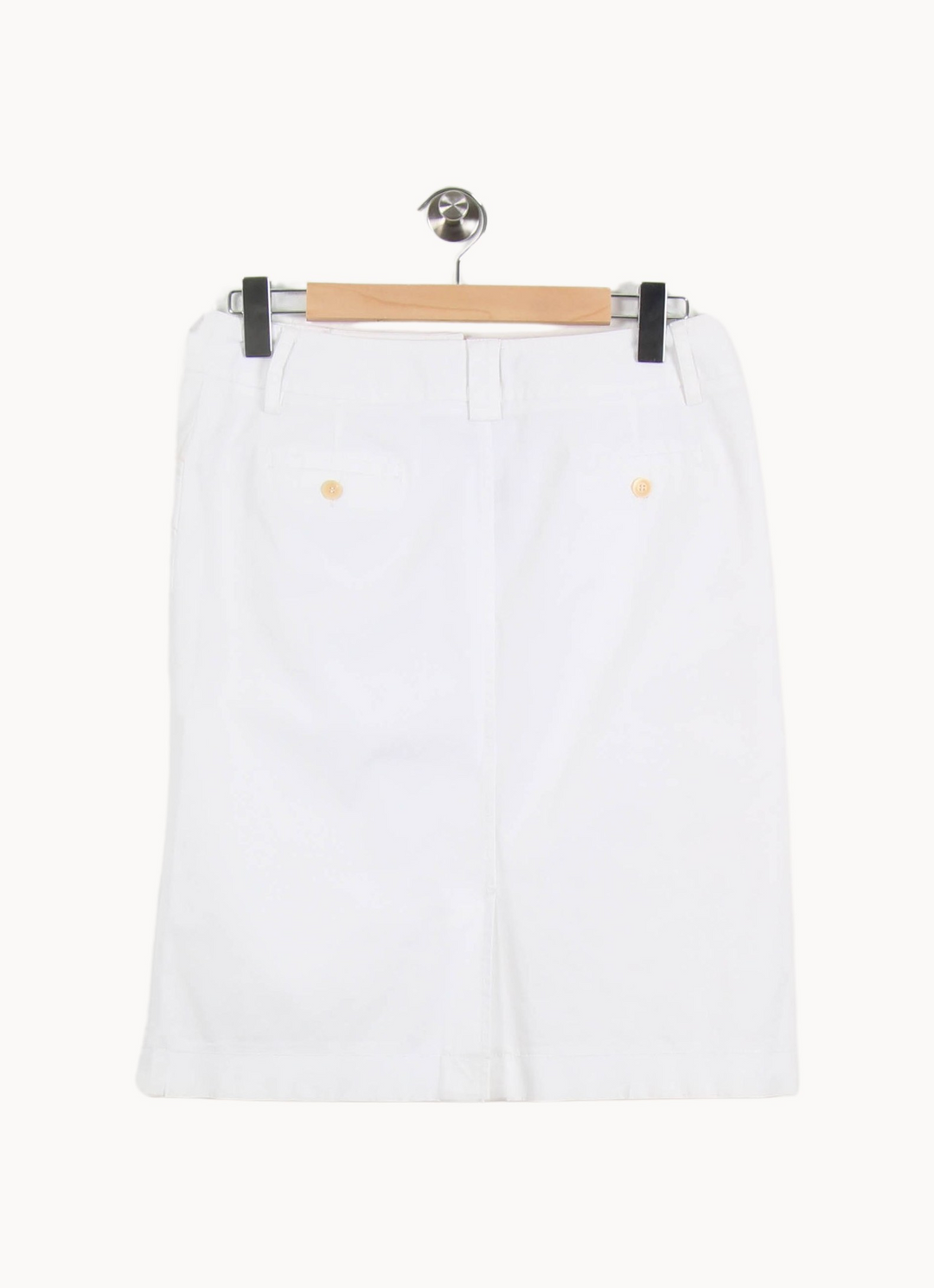 Jupe Droite Blanche - Taille L/40 de la marque Gerard Darel | RVLI1127 - Vendu par Paradigme - Image 4