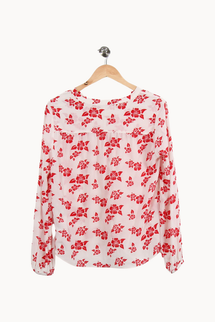 Blouse Blanche et Rouge - Taille S/36 de la marque ZAPA | PARAD69514 - Vendu par Paradigme - Image 4