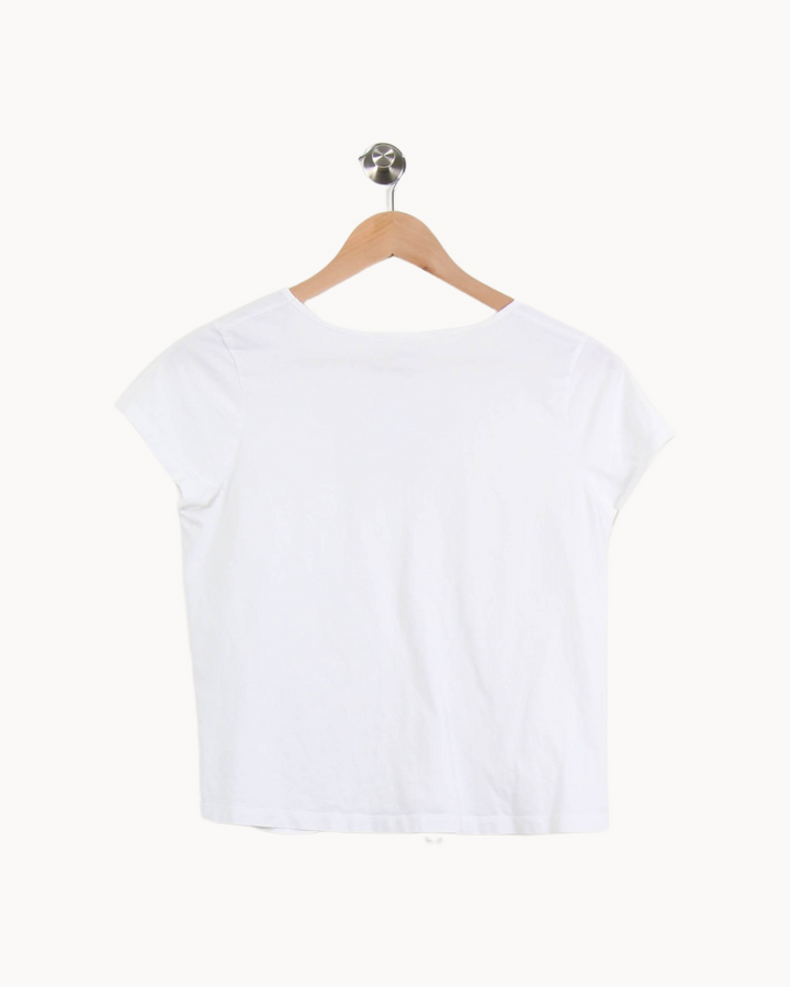 T-shirt Blanc - Taille XS/34 de la marque Comptoir des Cotonniers | PARAD53886 - Vendu par Paradigme - Image 4