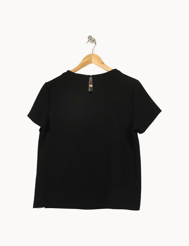 T-shirt Noir - Taille XL/42 de la marque IKKS | PARAD52745 - Vendu par Paradigme - Image 4