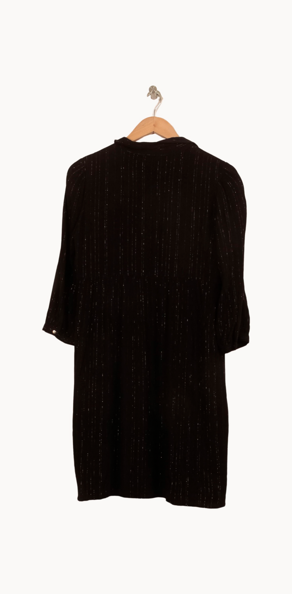 Robe Chemise Noire - Taille M/38 de la marque Maison 123 | PARAD53229 - Vendu par Paradigme - Image 4