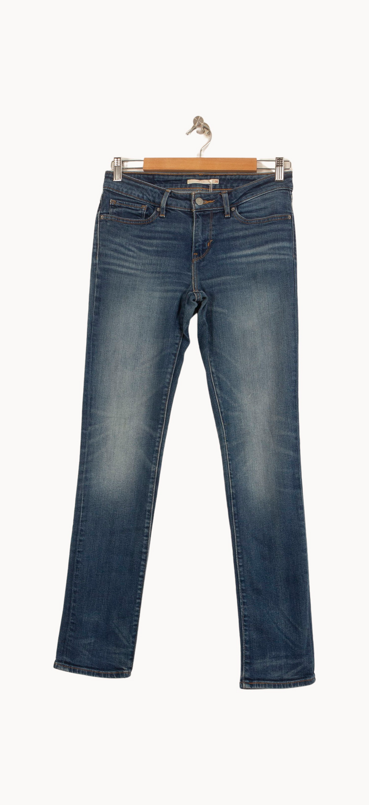 Jean Slim Bleu - Taille M/38 de la marque Levi's | PARAD62356 - Vendu par Paradigme - Image 2