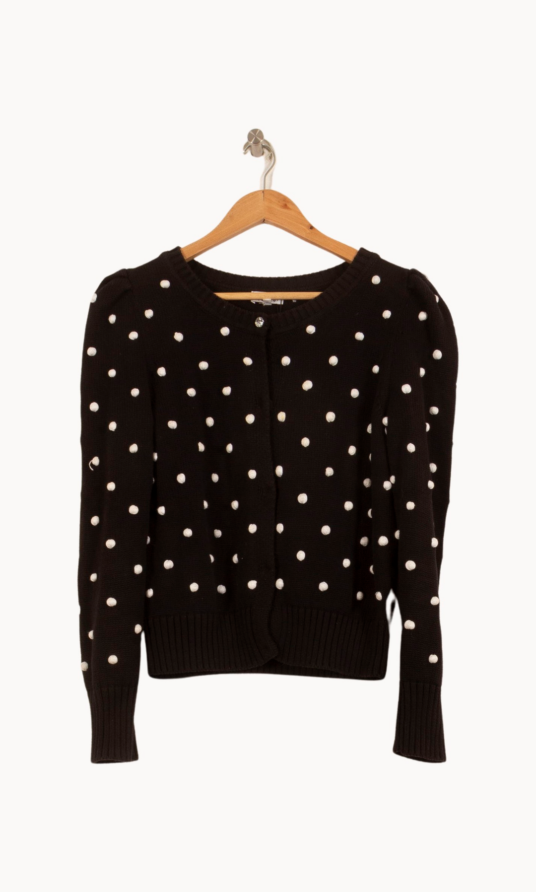 Cardigan Noir et Blanc - Taille L/40 de la marque Claudie Pierlot | PARAD45950 - Vendu par Paradigme - Image 2