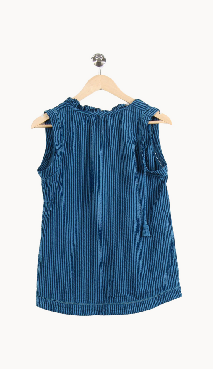Blouse Bleu - Taille M/38 de la marque Karl Marc John | PARAD49855 - Vendu par Paradigme - Image 4
