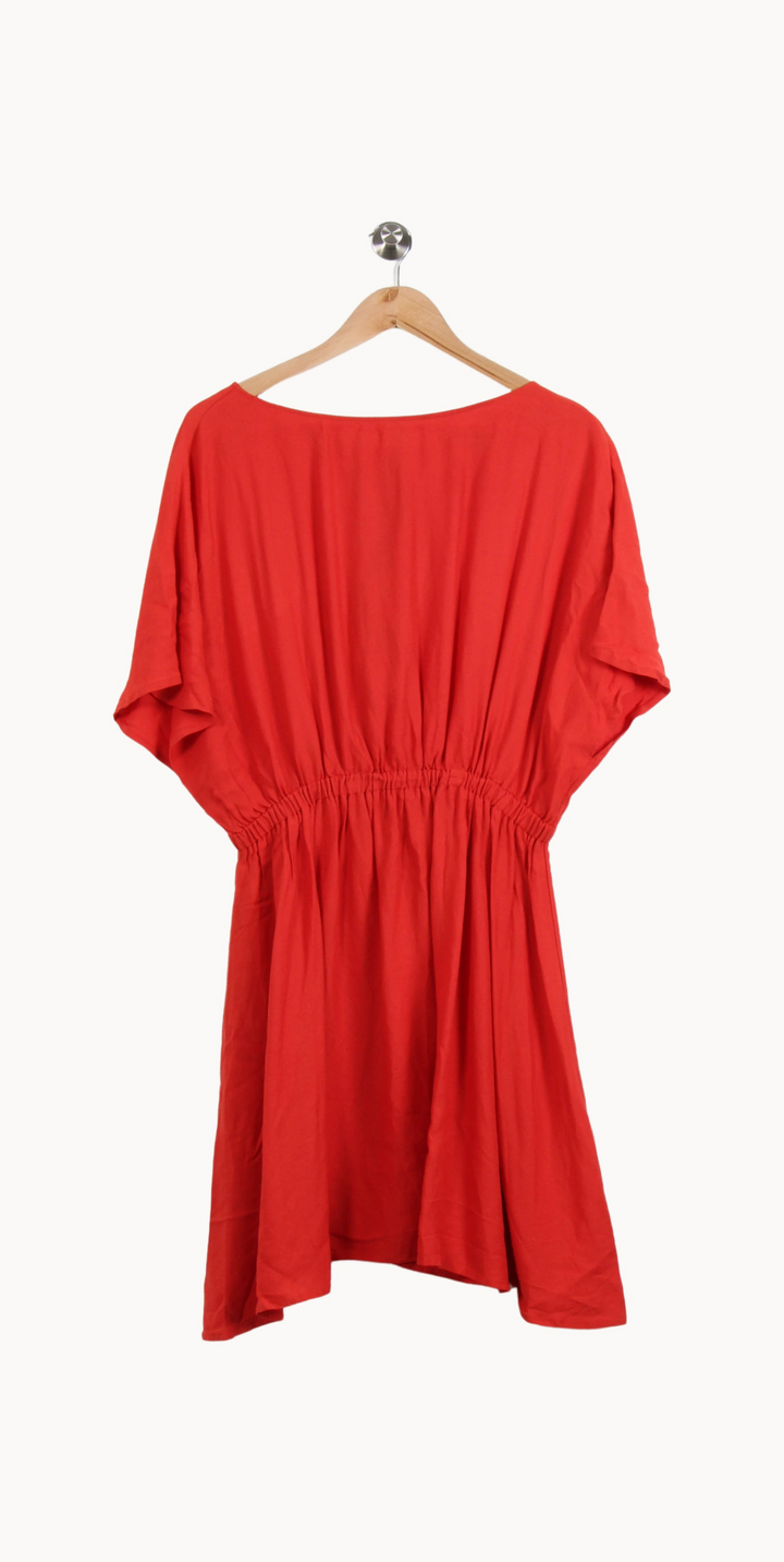 Robe Courte Rouge - Taille L/40 de la marque Tara Jarmon | PARAD63434 - Vendu par Paradigme - Image 4