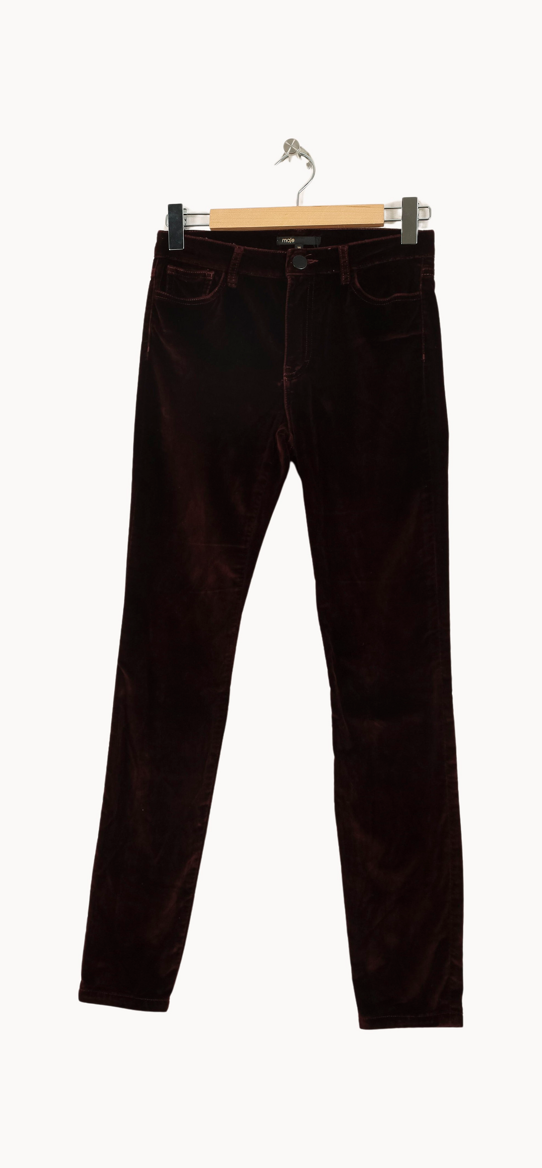 Pantalon Bordeaux - Taille S/36 de la marque Maje | PARAD49132 - Vendu par Paradigme - Image 2