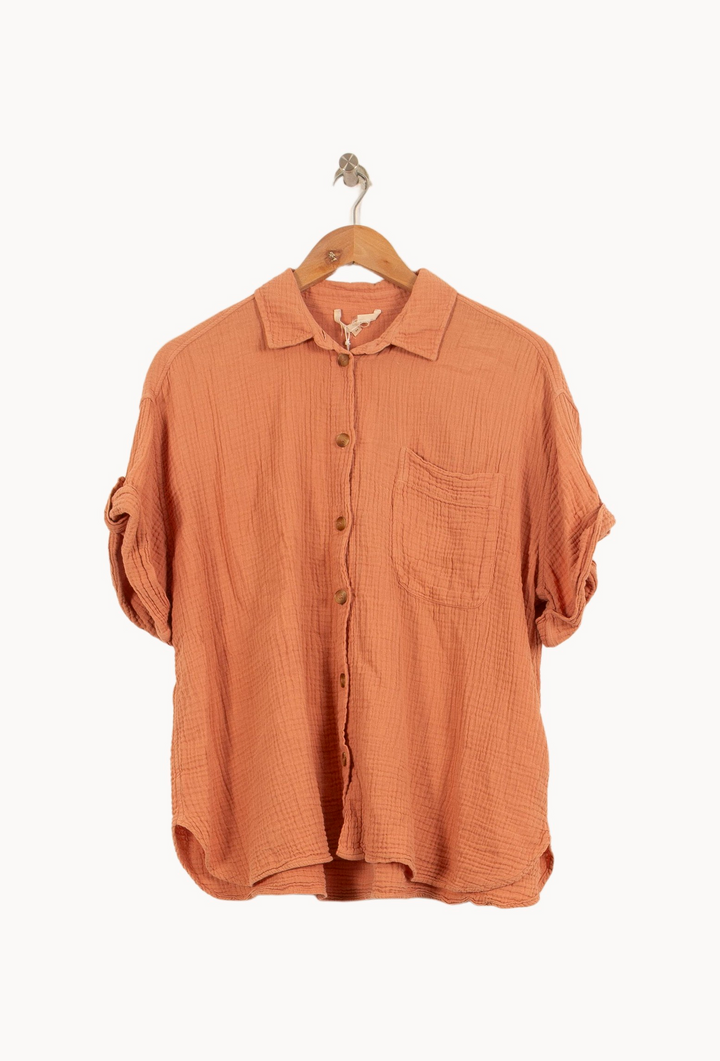 Chemise Rose - Taille XS/34 de la marque Sézane | PARAD64159 - Vendu par Paradigme - Image 2