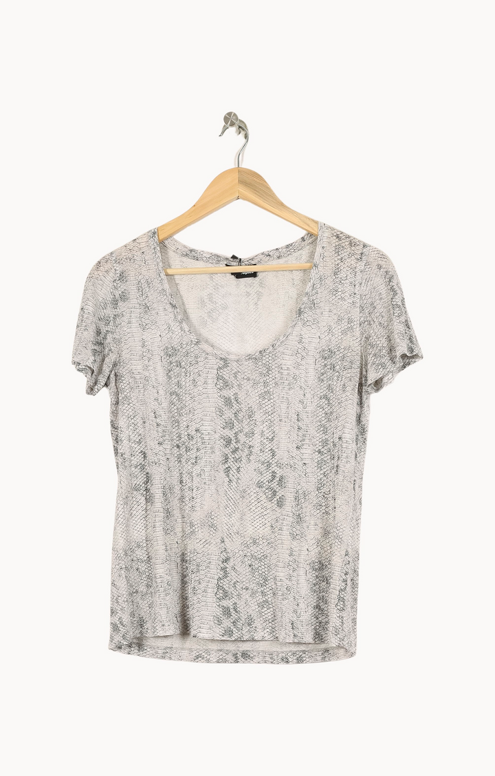 T-shirt Gris - Taille S/36 de la marque The Kooples - Sport | PARAD45342 - Vendu par Paradigme - Image 2