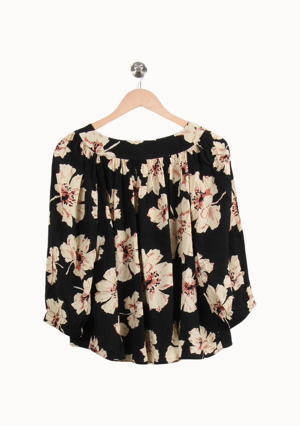 Blouse Noire et Beige - Taille XS/34 de la marque ba&sh | PARAD55719 - Vendu par Paradigme - Image 4