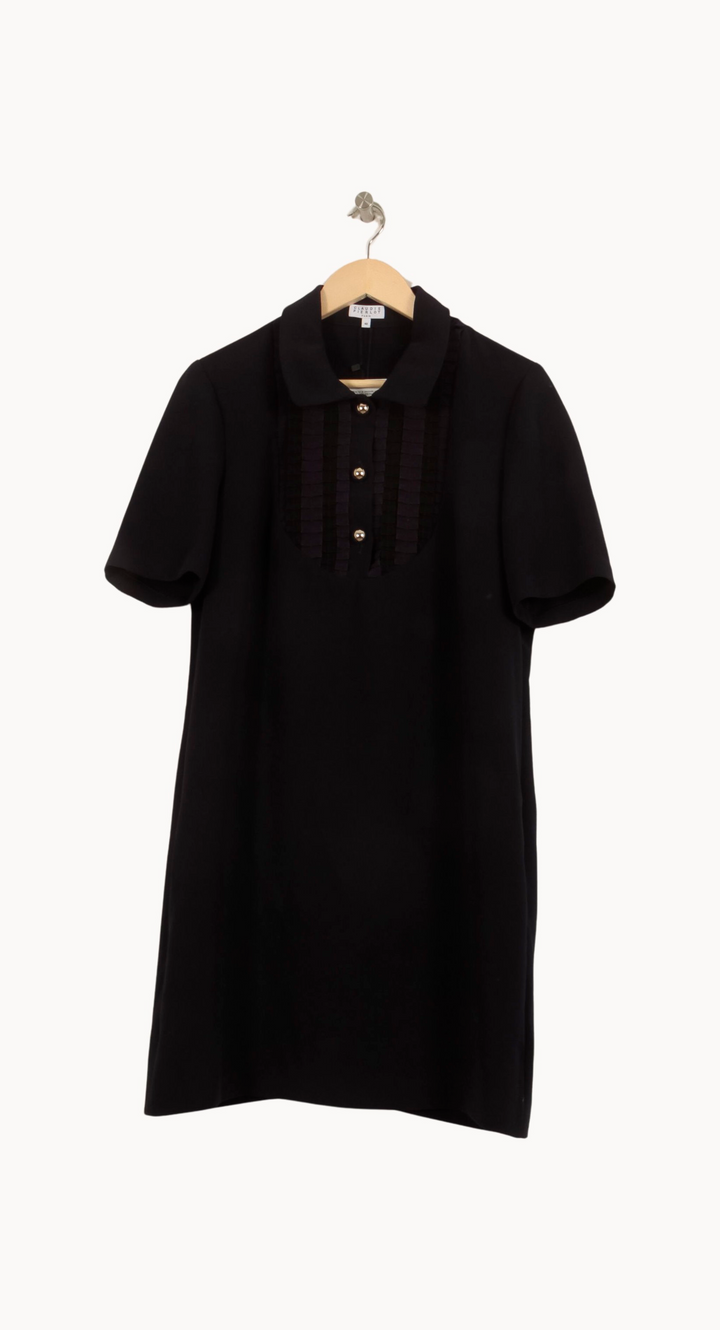 Robe Courte Noire - Taille L/40 de la marque Claudie Pierlot | PARAD44576 - Vendu par Paradigme - Image 2